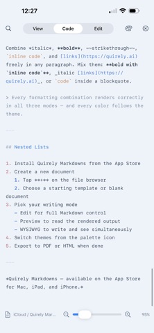 Quirely Markdown+LaTeX Editor Screenshot 6 of 6