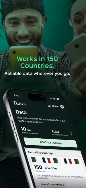 Tunz: Global eSIM For Travel screenshot 4