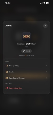 Espresso Shot Timer Screenshot 4 of 5