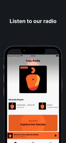 Caju Radio iPhone screenshot