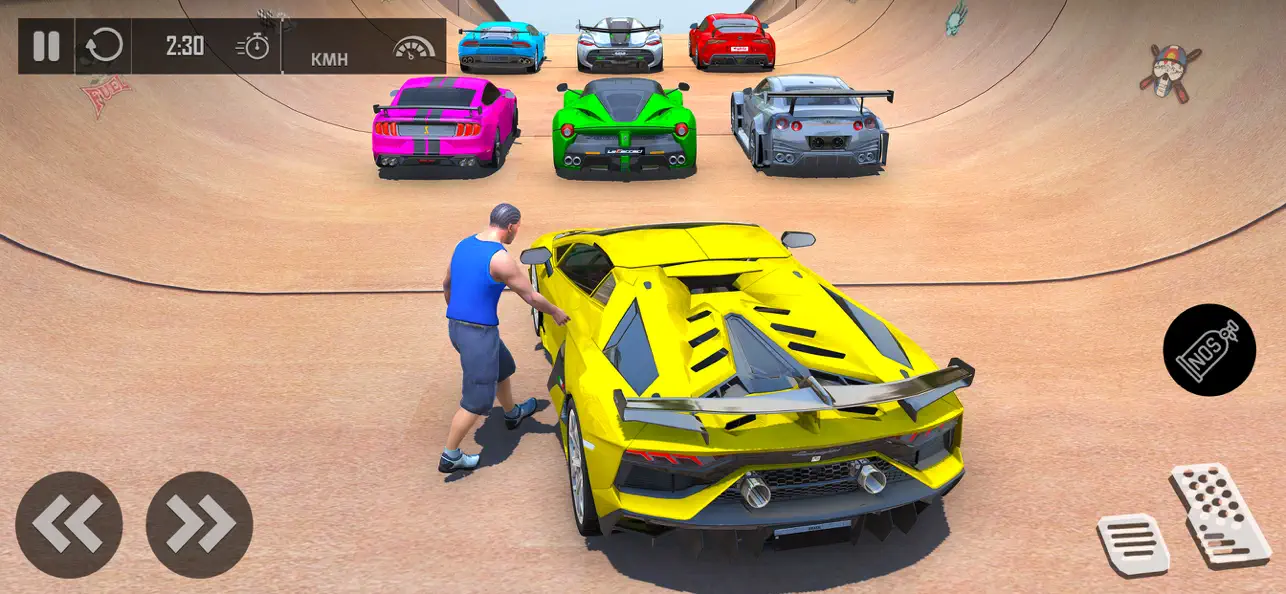Screenshot #1 pour Voiture Driving racing jeu sim