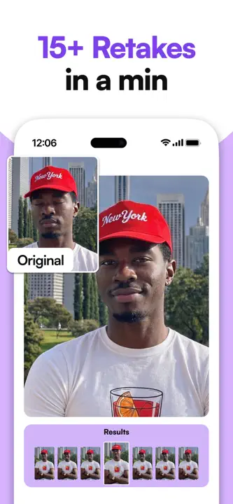 Retake AI Face & Selfie Editor : capture d’écran 6 sur 9