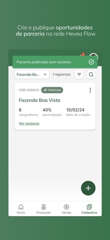 Hevea Flow Produtor screenshot