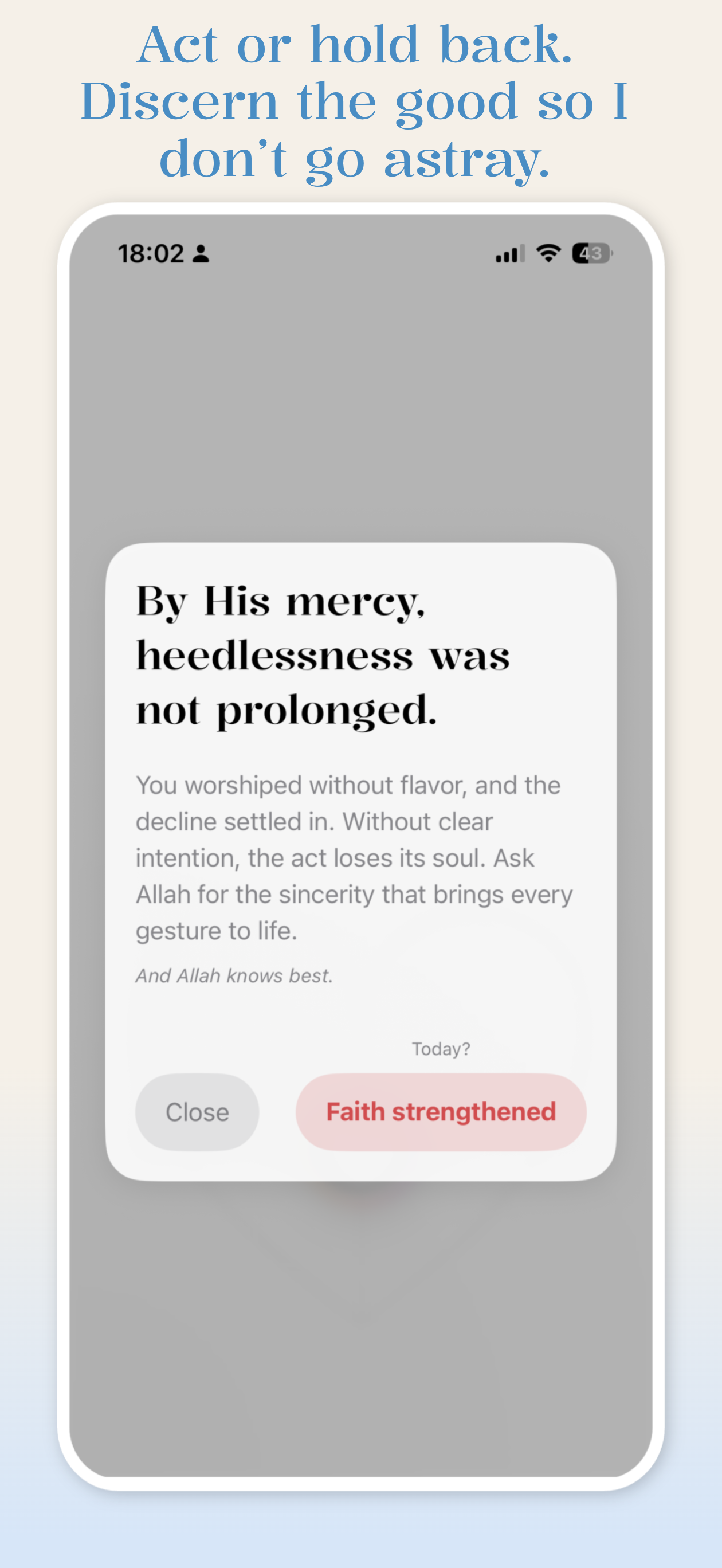 Basirah: Faith & Muhasaba screenshot 4