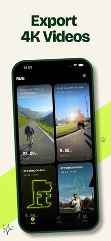 RunCut: Run & Ride Video Maker screenshot