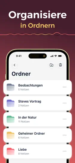Screenshot von Sprachmemos & Notizen - Breefy auf dem iPhone 6