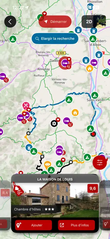 68° GPS touristique screenshot 6 of 10