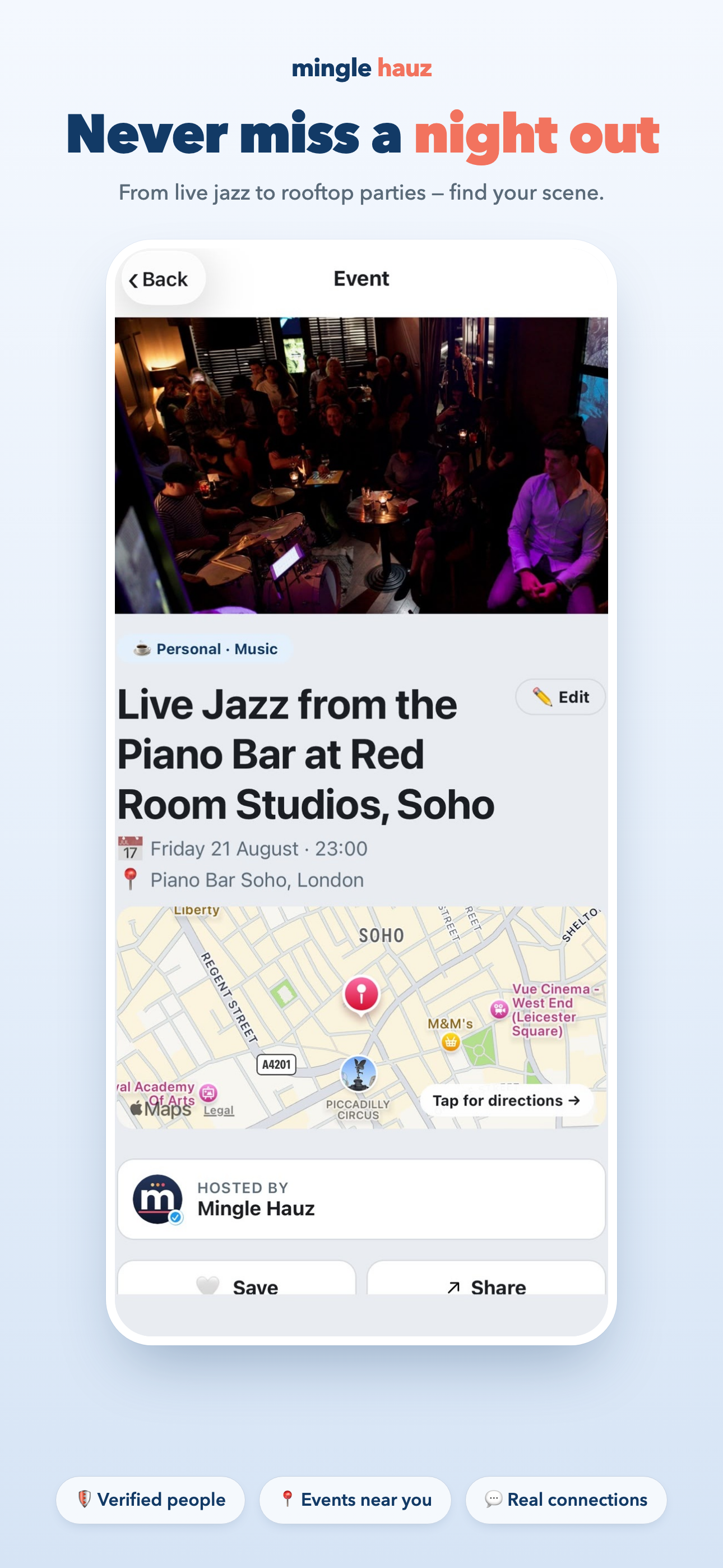 Mingle Hauz - Meetups & Events screenshot 4