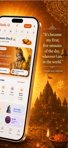 Hindu AI: Panchang, Gita, Chat screenshot