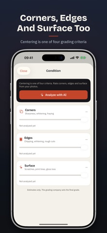 Card Centering Calculator Tool Screenshot 6 of 6