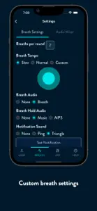 Hüff: Breathwork screenshot #6 for iPhone