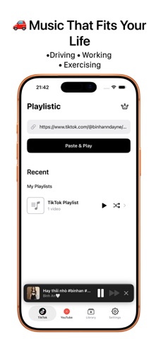 PlayListic: Background Player screenshot