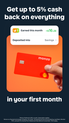 Monzo - Mobile Banking screenshot 2