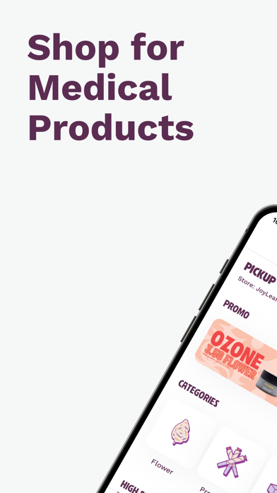 Screenshot 1 of JoyLeaf Dispensary App