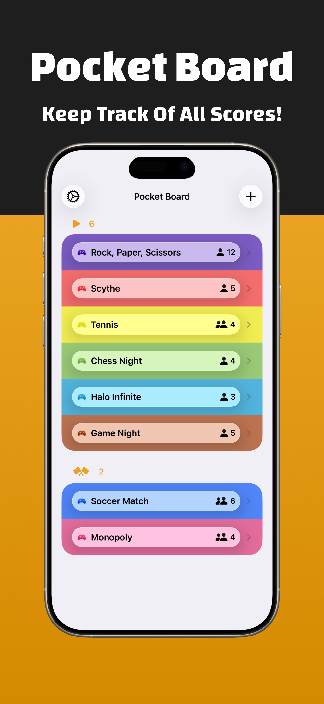 Scorekeeper - Pocket Board