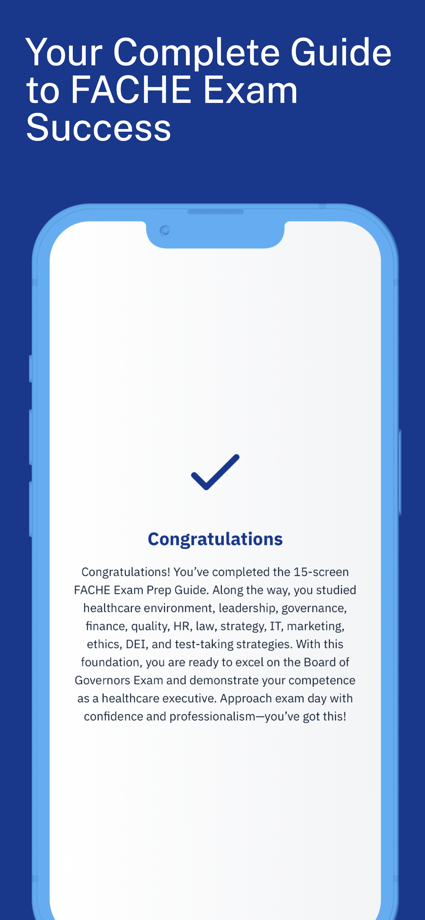 FACHE: Healthcare Executives 的 App Store 截图 4