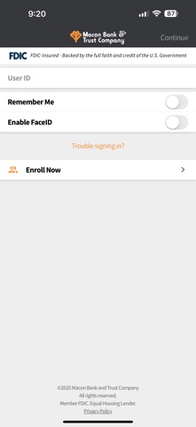 MBTC Mobile Banking Screenshot 3 of 5