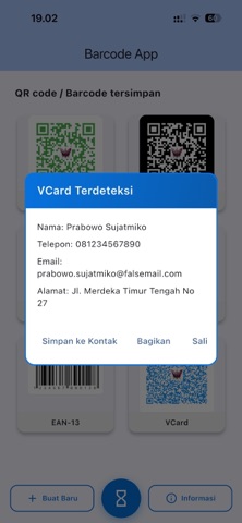 Barcode App screenshot