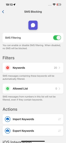 Spamurai: Spam Blocker screenshot