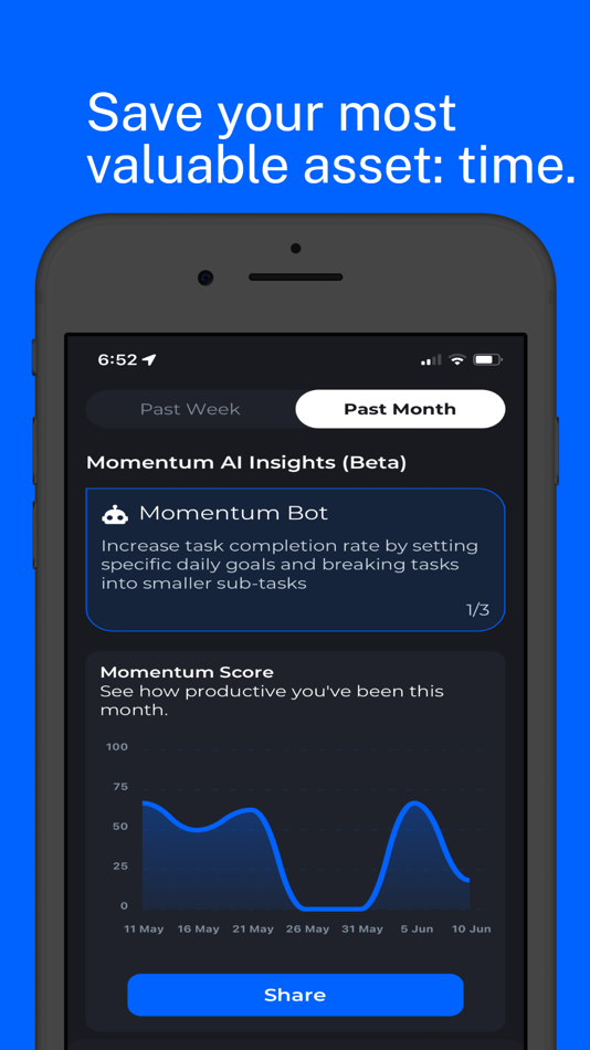 #3. Momentum Productivity (iOS) 由: Luke Horsch