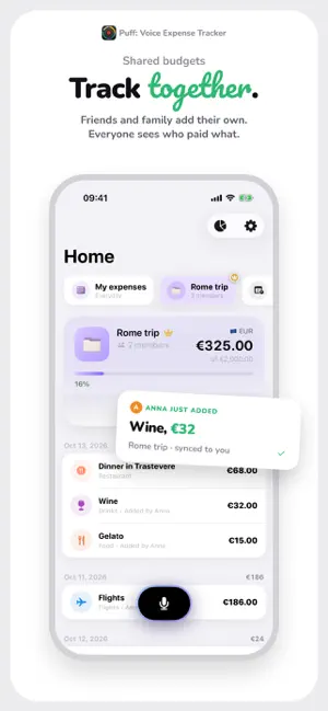 Puff: Expense Tracker & Budget screenshot 4