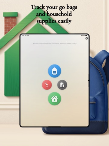 GoBag+ Emergency Prep Kit iPad screenshot