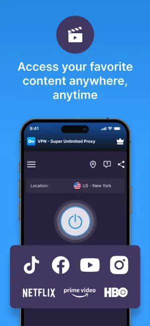 VPN - Super Unlimited Proxy screenshot 1