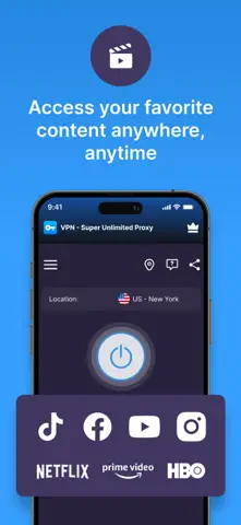 App Store-Screenshot 1 von VPN - Super Unlimited Proxy