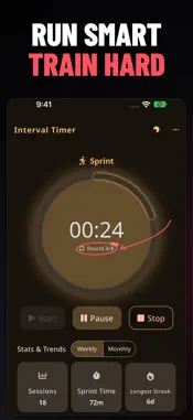 Running Interval Timer HIIT screenshot 1