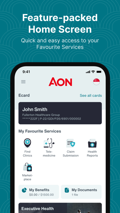 Aon Care+ Screenshot