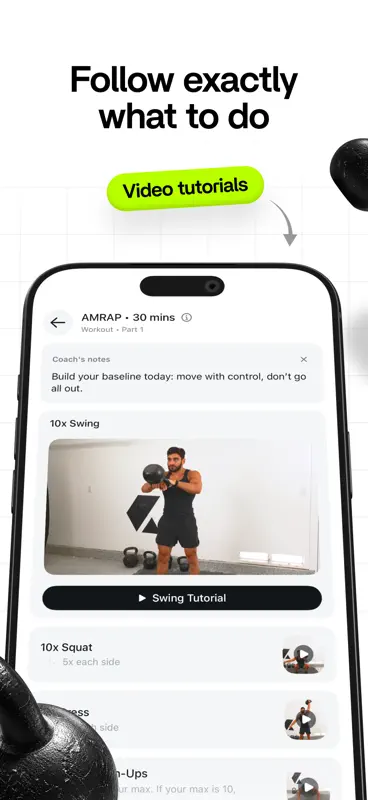 Kettlebell Body: Home Workouts screenshot 3 of 5