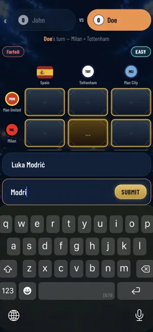 Goal Tac Toe: Football Quiz screenshot 4