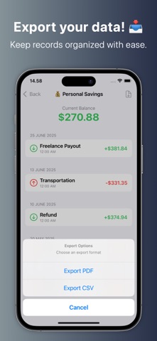 Easy Cashbook : Simple Budget screenshot