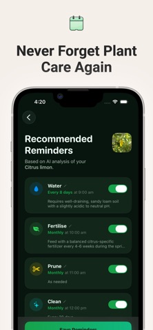 Plant Finder by Photo iPhone screenshot