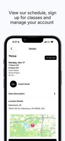 Sweat Project Fitness screenshot