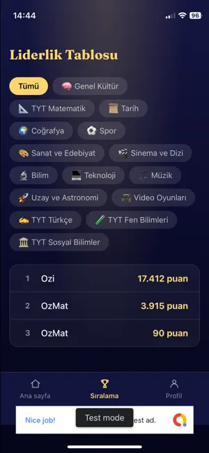 OzMat Milyoner Quiz screenshot 3