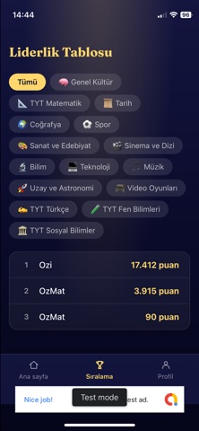 OzMat Milyoner Quiz Screenshot 3 of 4