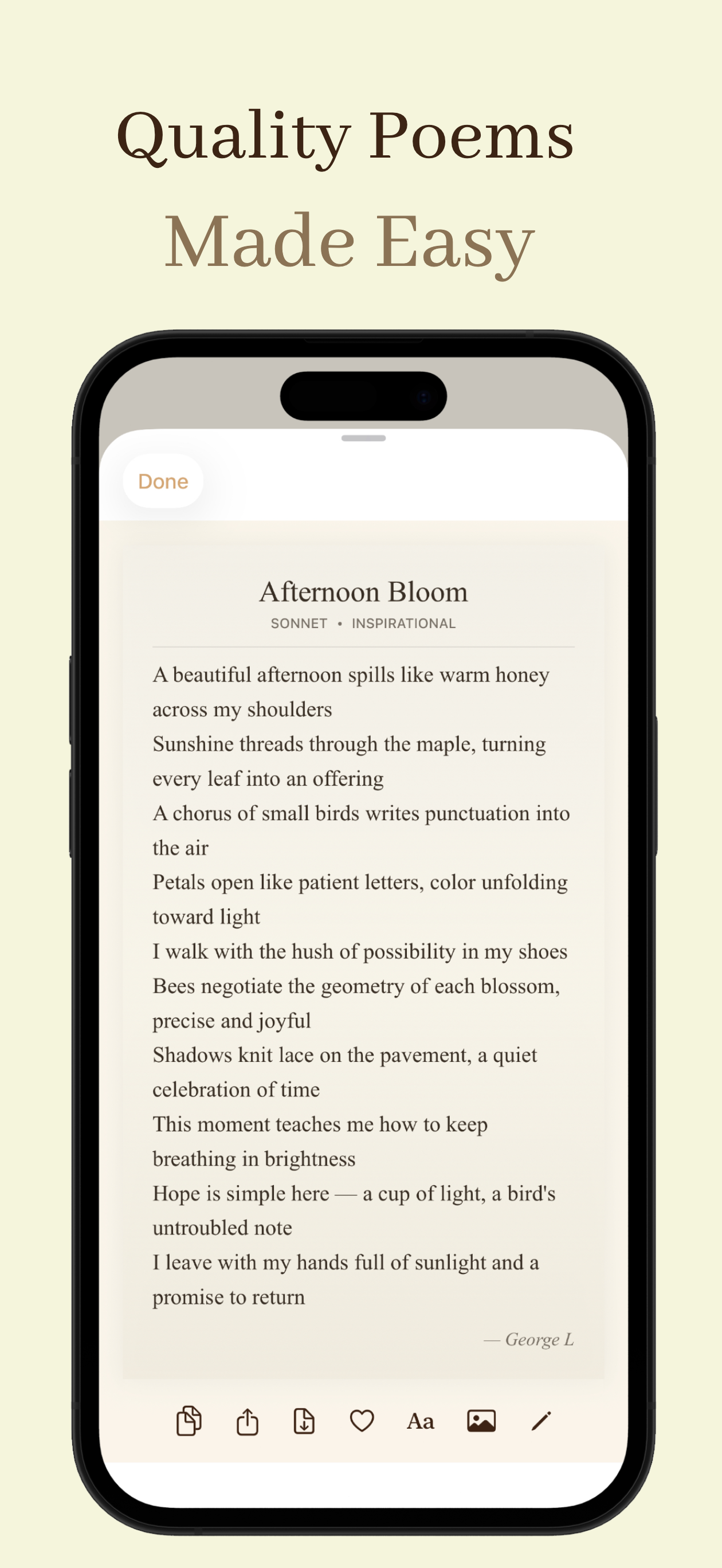 SoulPoetry: AI Poem Generator screenshot 4
