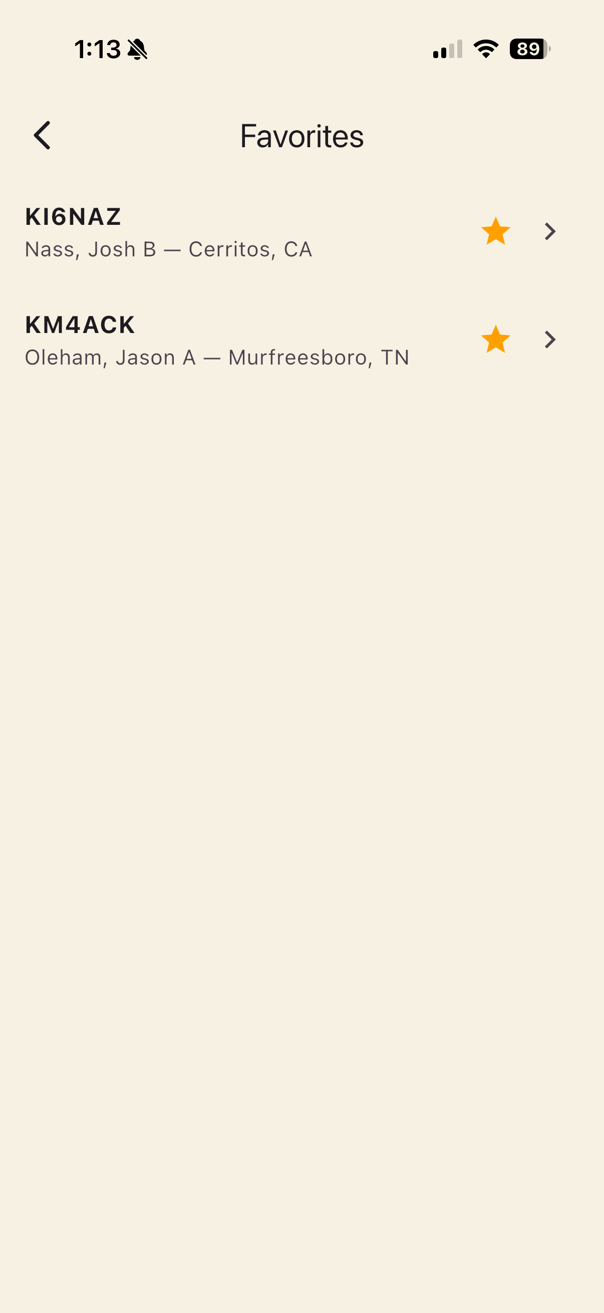 Offline ham Lookup screenshot 5
