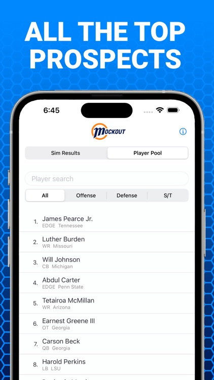 MockOut - NFL Draft Simulator