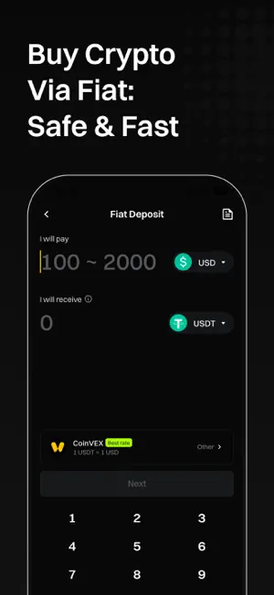 CoinVEX screenshot 4