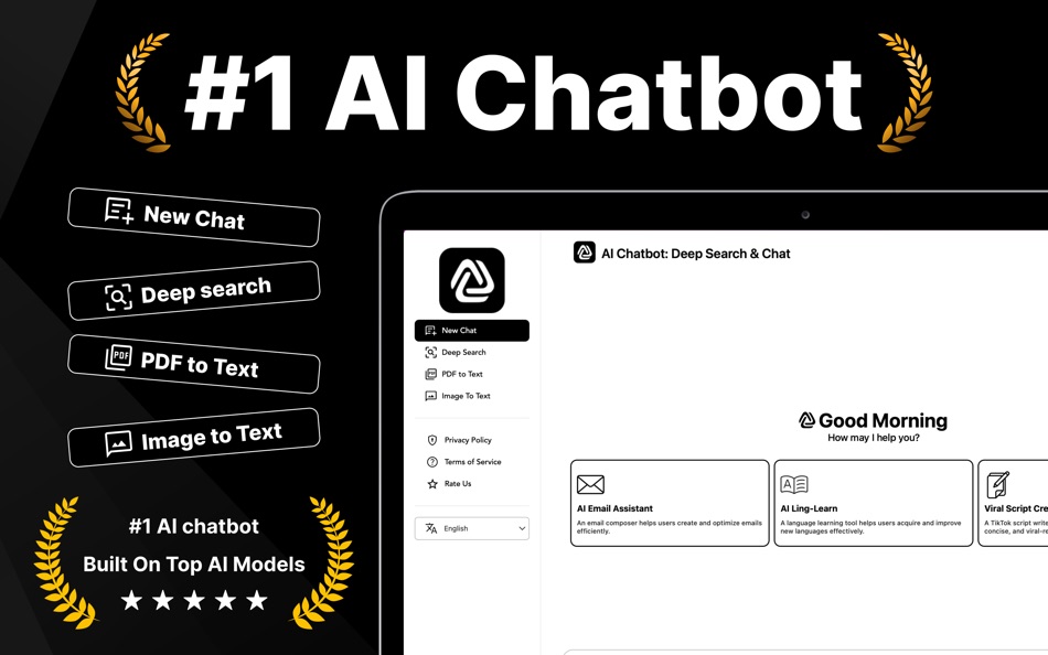 #1. AI Chatbot: Deep Search & Chat (macOS) By: Komal Mobeen