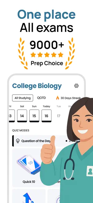 Biology Exam Prep Tests screenshot 2