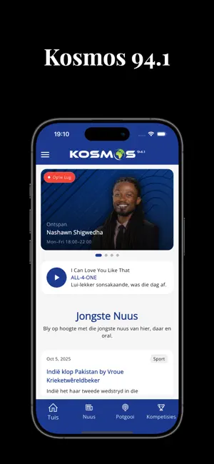 Kosmos 94.1 iPhone screenshot 1