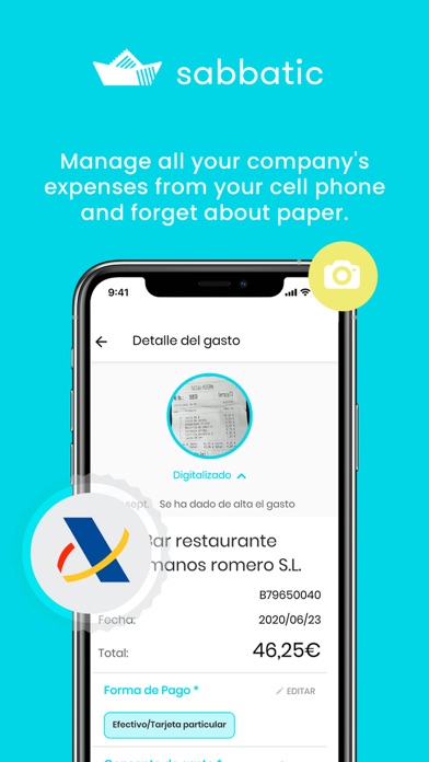 Sabbatic - Control de gastos Screenshot