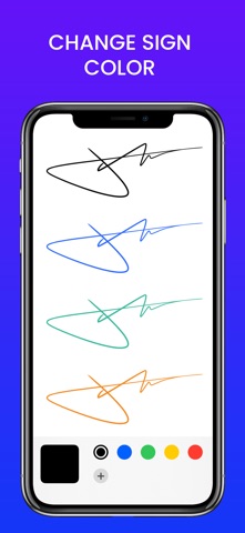Signature Maker Doc Scanner iPhone screenshot