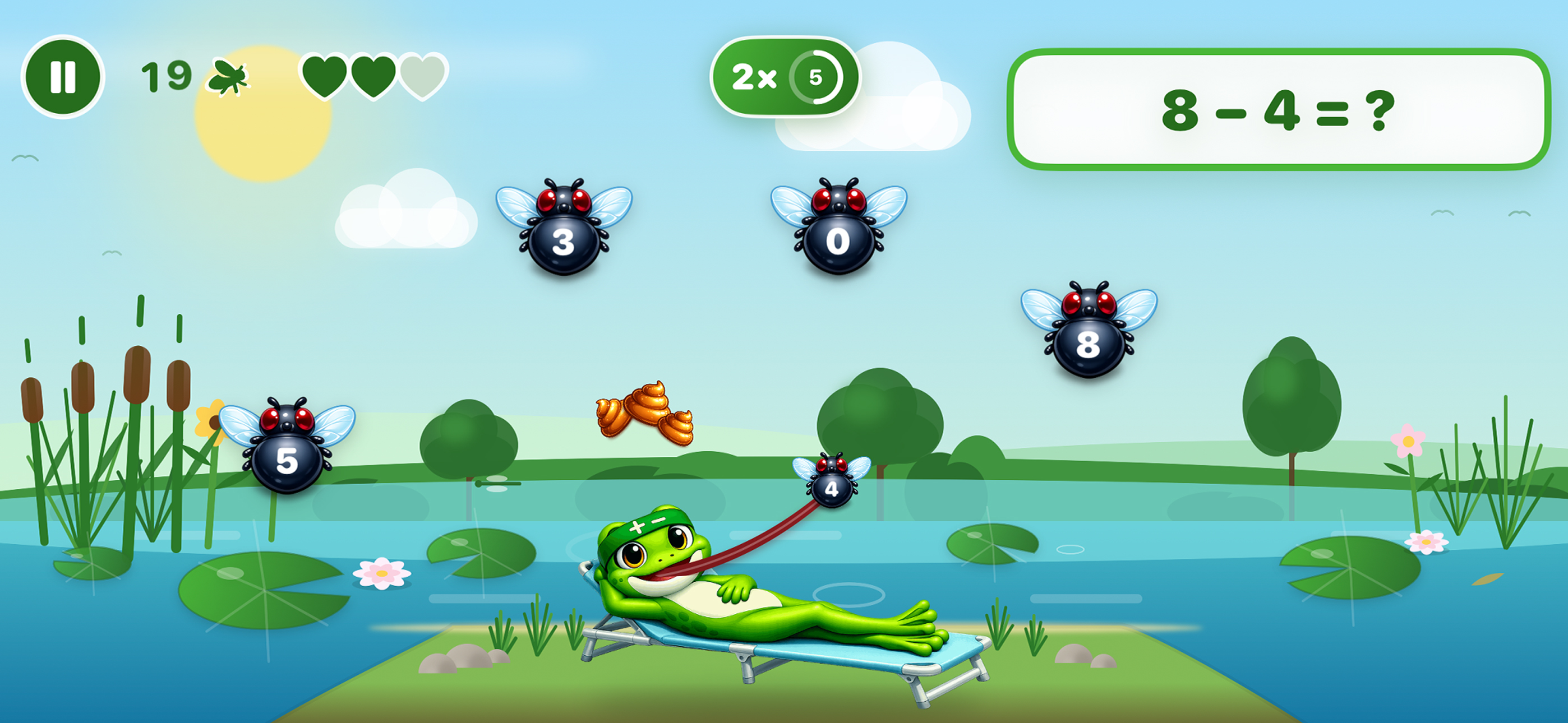 Hungry Frog: Math & Play screenshot 3