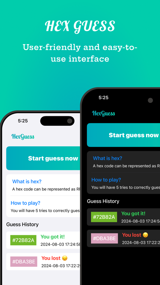 #4. Hex Guess - Color Match Game (iOS) 由: Nguyen Van Huu