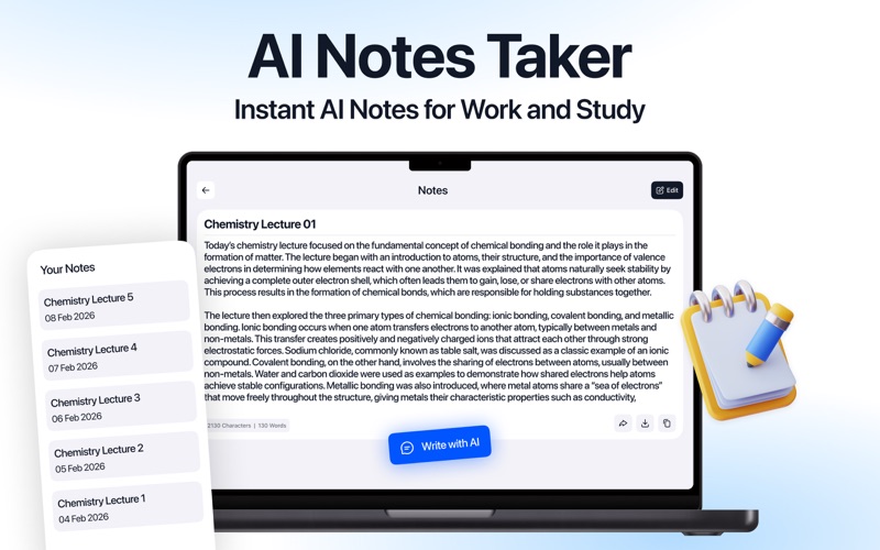 Transcribe AI: Meeting Minutes iPhone screenshot