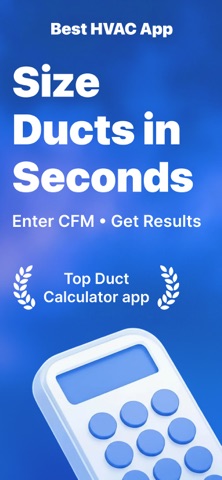 Duct Calculator - DuctCalc iPhone screenshot